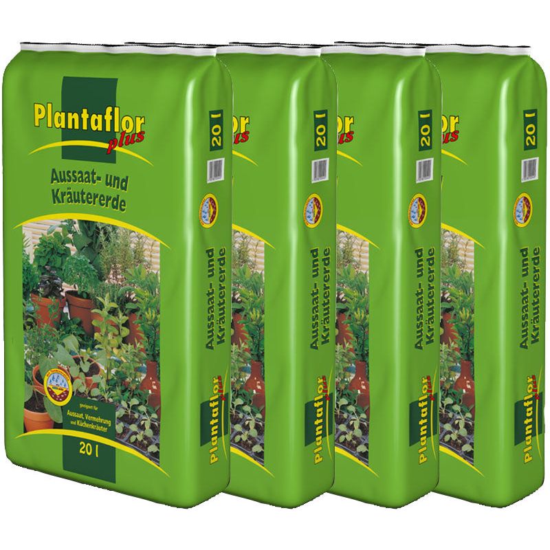 Plantaflor Plus Anzuchterde, Kräutererde, Aussaaterde, Anzucht Aussaat