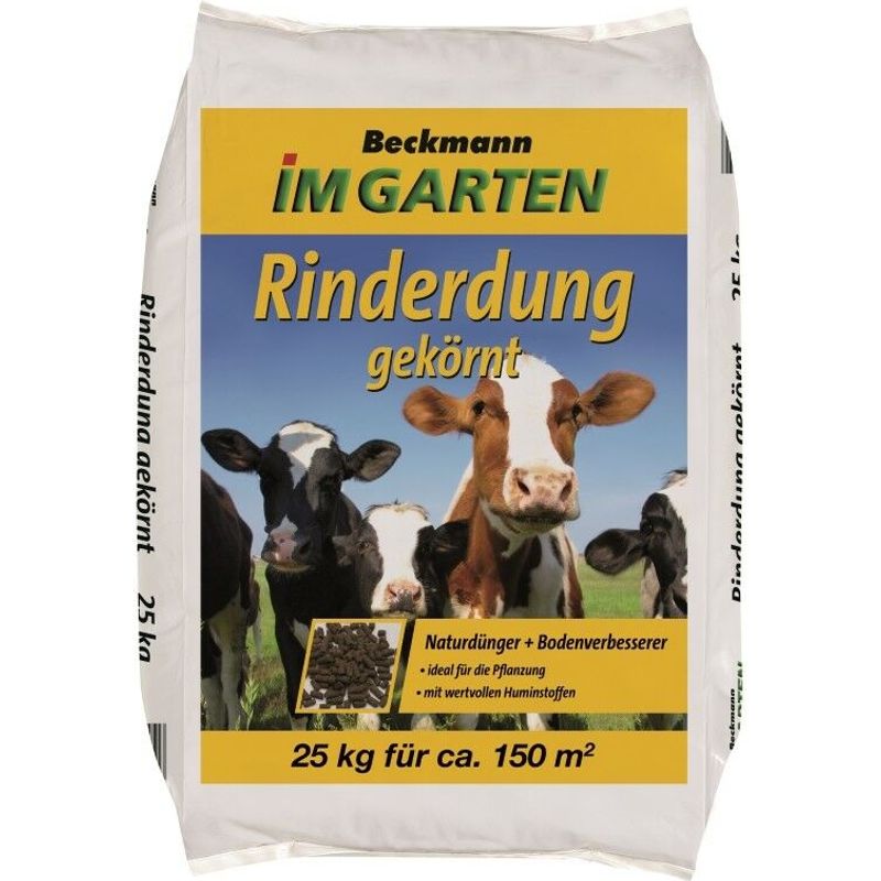 Beckmann Rinderdung 25 kg organischer Gartendünger Universaldünger Dünger