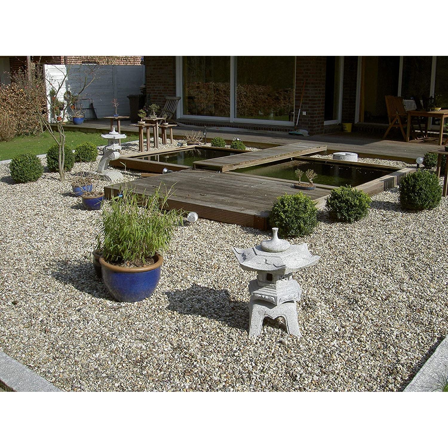 NWN Buntkies 20-40 mm Zierkies Gartenkies Teichkies Waschkies Rheinkies Steine