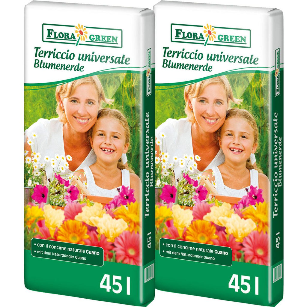 Floragard FloraGreen Universalerde Blumenerde Erde Pflanzerde Topferde m Guano