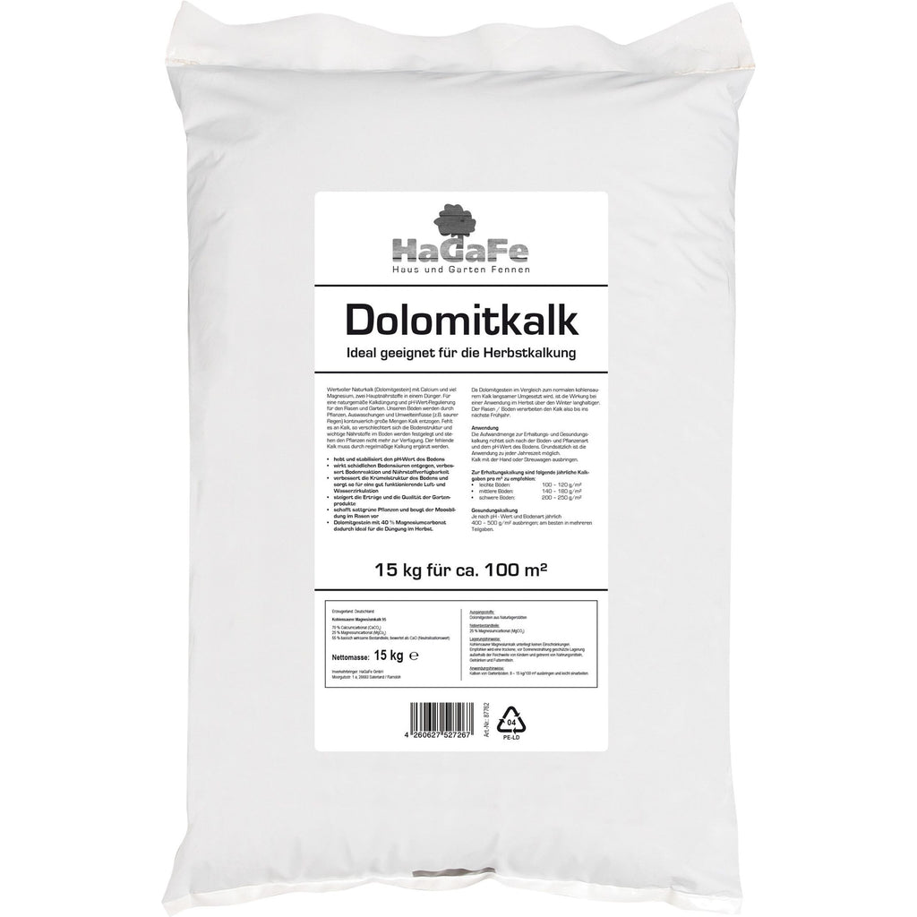 HaGaFe Herbstkalk Herbstrasenkalk Gartenkalk Rasenkalk Kalk Düngekalk