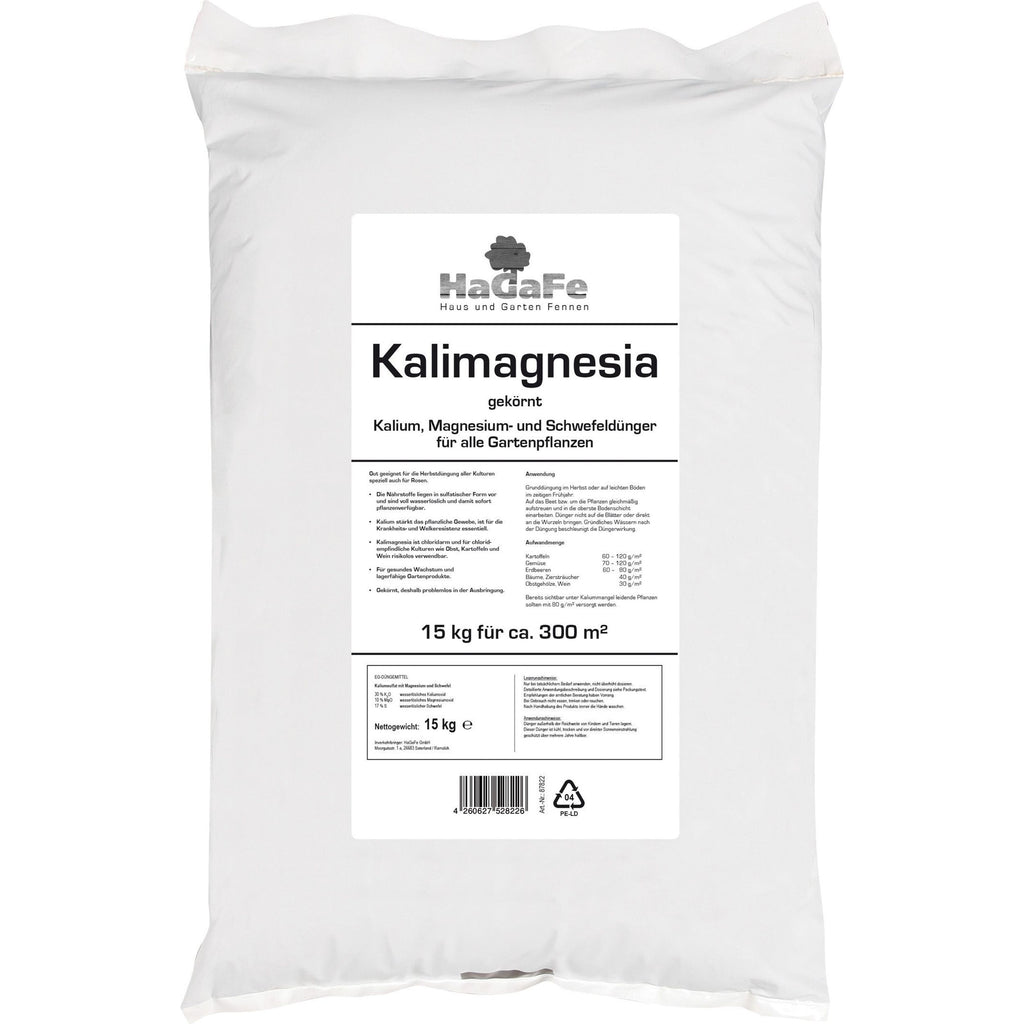 HaGaFe Patentkali Kalimagnesia Kali Dünger Herbstrasendünger Gemüsedünger