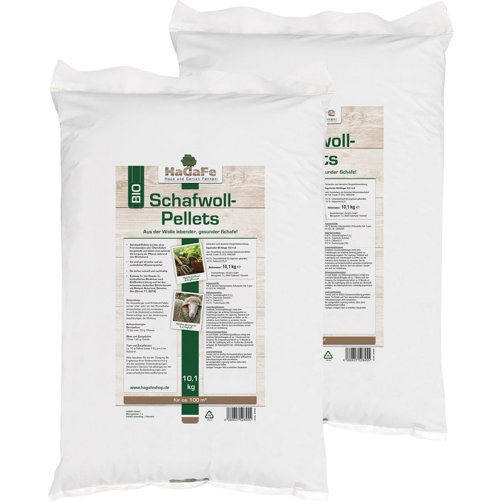 HaGaFe Bio Schafwoll Pellets organischer Universaldünger