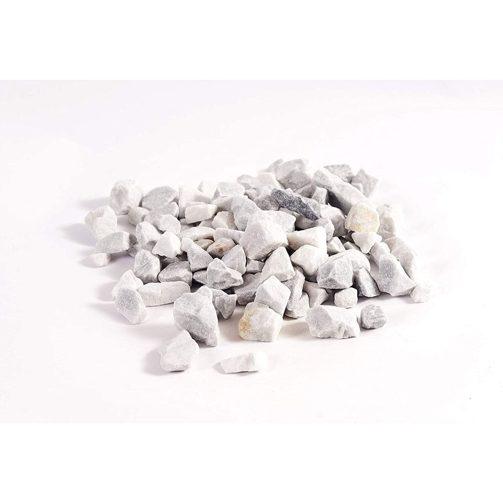NWN Ice Blue Splitt Marmor Ziersplitt Zier-Splitt Zierkies Kies Garten Steine