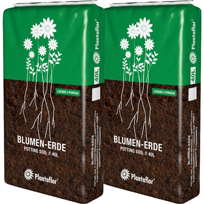 Plantaflor Universalerde Blumenerde Erde zum Topfen und Pflanzen
