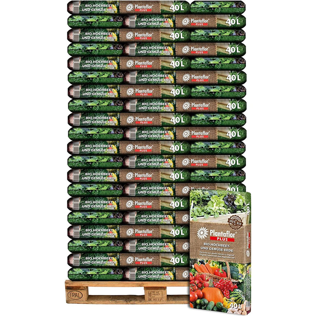Plantaflor Plus Bio Hochbeeterde Gemüseerde Erde torfreduziert