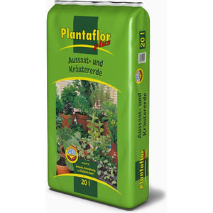 Plantaflor Plus Anzuchterde Kräutererde Aussaaterde Blumenerde Anzucht Aussaat Menge | 20 L (1 x 20 L)