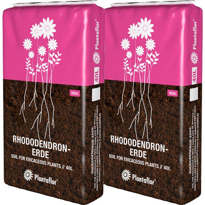 Plantaflor Rhododendronerde Moorbeeterde Erde Rhododendron Moorbeet Azaleenerde