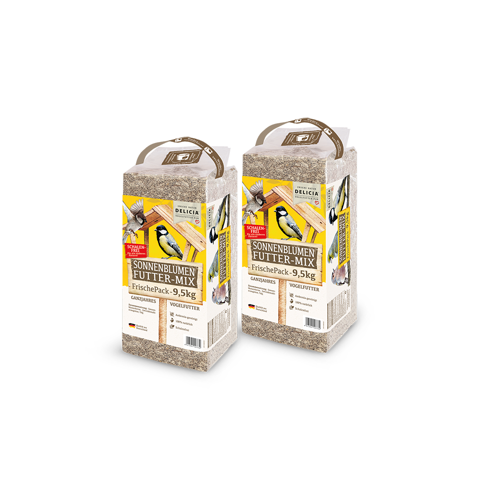 Delicia Sonnenblumen Futter - Mix Ganzjahres Vogelfutter