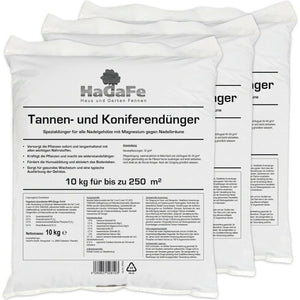 HaGaFe Tannendünger, Koniferendünger, Lebensbaumdünger, Zypressendünger, Spezialdünger, Dünger mit viel Magnesium gegen Nadelbräune